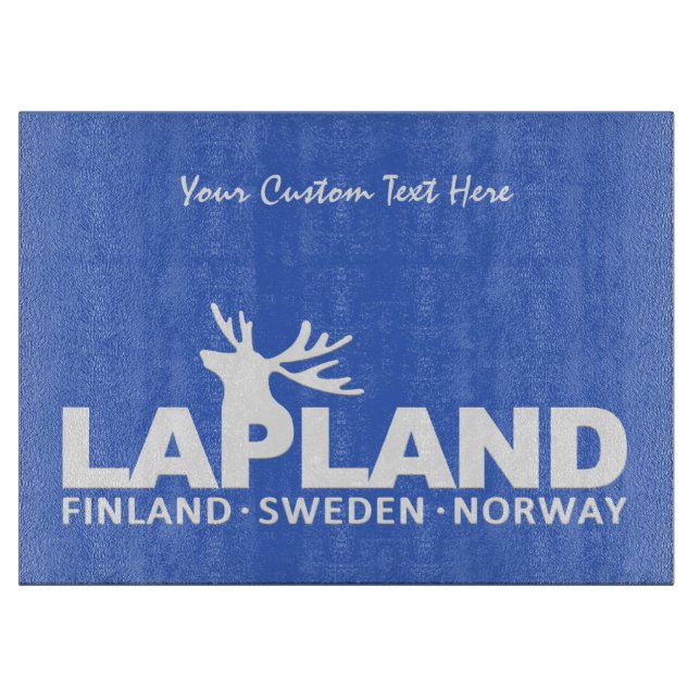Tabla De Cortar Tablero LAPLAND personalizado (Anverso)