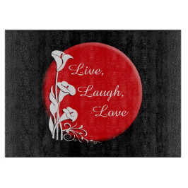 Tabla De Cortar Tablero moderno Motif Callas de vidrio