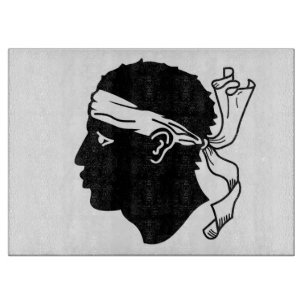 Tabla De Cortar Tablero patriótico con bandera de Córcega