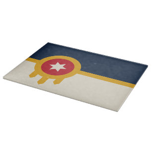 Tabla De Cortar Tablero patriótico con bandera de la ciudad de Tul