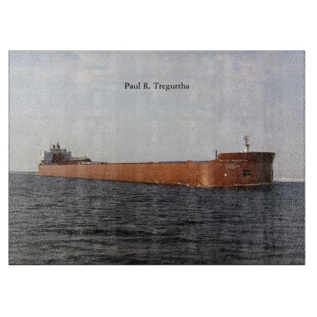 Tabla De Cortar Tablero Paul R. Tregurtha (Anverso)