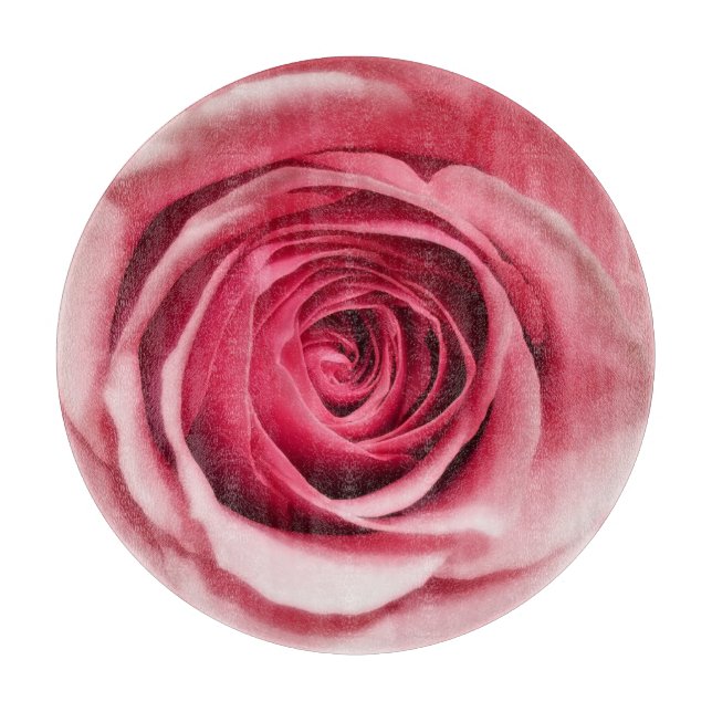 Tabla De Cortar Tablero redondo rosa (Anverso)