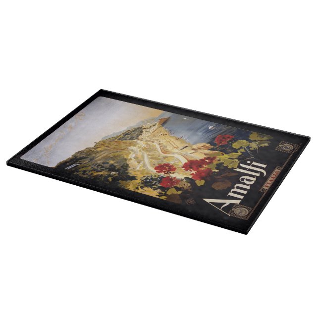 Tabla De Cortar Tableros de Amalfi Italia de época (Borde)