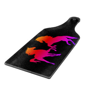 Tabla De Cortar Tablón de cortar caballos de fuego