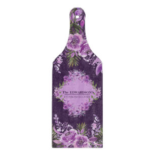 Tabla De Cortar Tablón de cortar Mauve Meadows: una Tapicería de F