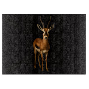 Tabla De Cortar Tablón de corte de vidrio Black 4 Luxe Elegant Gaz