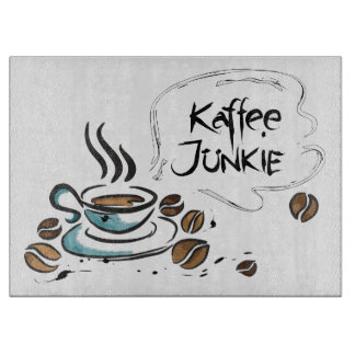 Tabla De Cortar tablón de filo de vidrio café