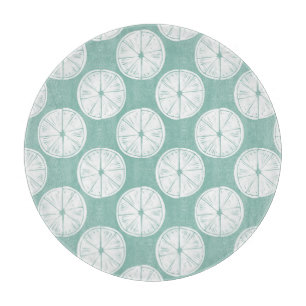 Tabla De Cortar Taco sobre el amor  Patrón de cal Verde azulada