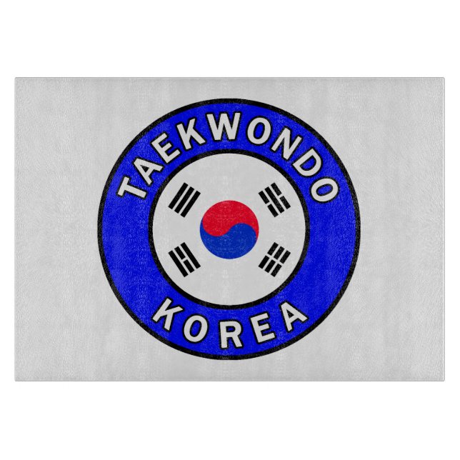Tabla De Cortar Taekwondo (Anverso)