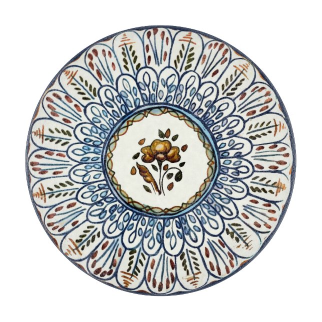 Tabla De Cortar Talavera festiva dos (Anverso)