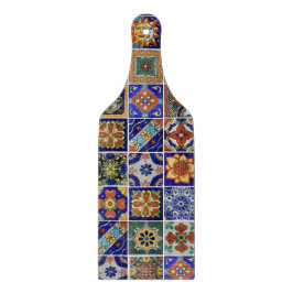 Tabla De Cortar Talavera Imagen en mosaico de vidrio estilo suroes