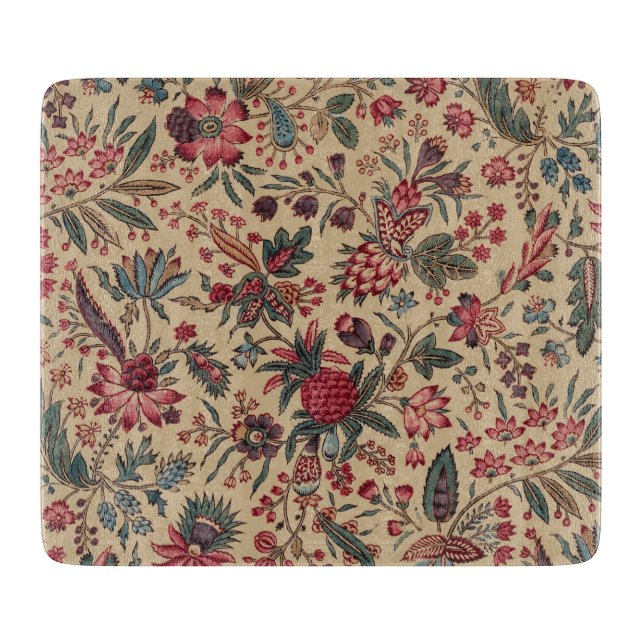 Tabla De Cortar Tapiz floral Neoblework Flor Art (Anverso)