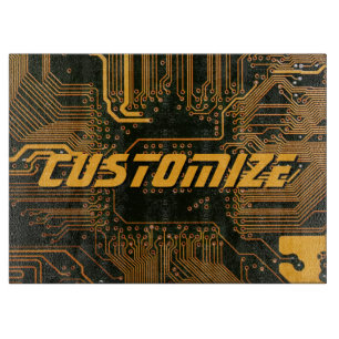 Tabla De Cortar Tarjeta de circuito del Naranja PCB del Personaliz