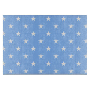 Tabla De Cortar Tarjeta de corte de estrellas azules