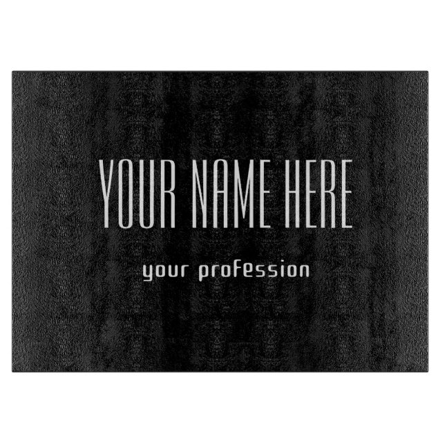 Tabla De Cortar Tarjeta de presentación personalizable (Anverso)