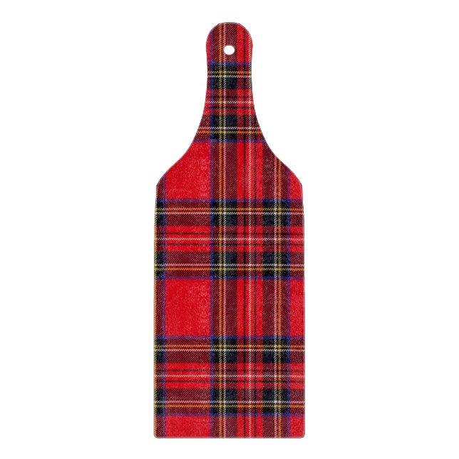 Tabla De Cortar Tartán de Stewart rojo (Anverso)