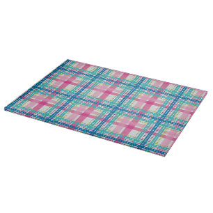 Tabla De Cortar Tartán, modelo de la tela escocesa