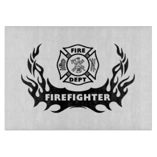 Tabla De Cortar Tatuajes del bombero
