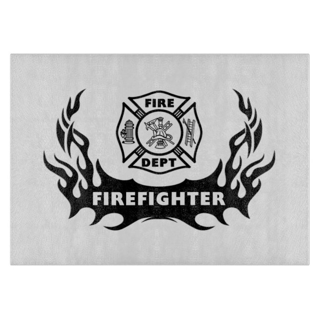 Tabla De Cortar Tatuajes del bombero (Anverso)