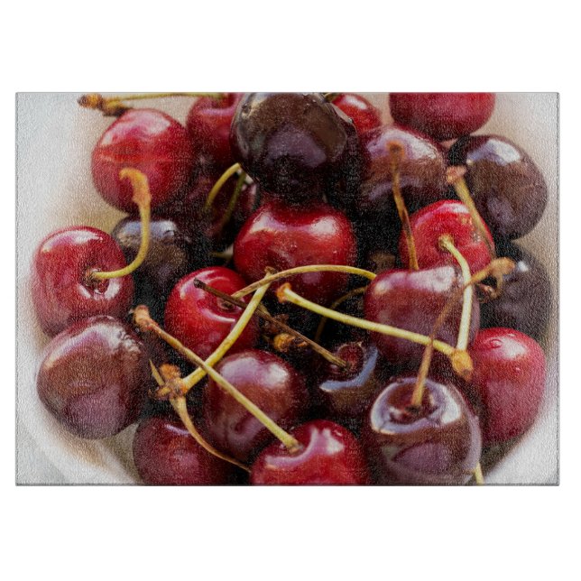 Tabla De Cortar tazón de cerezas (Anverso)