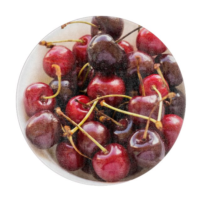 Tabla De Cortar tazón de cerezas (Anverso)