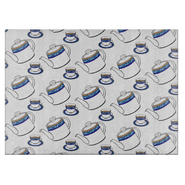 Tabla De Cortar Tea Pots (Anverso)