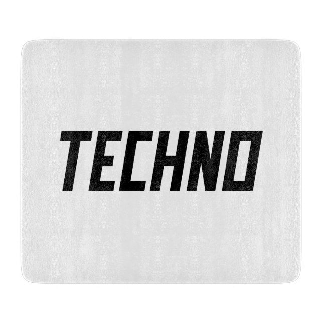 Tabla De Cortar TECHNO Music (Anverso)