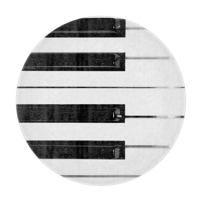 Tabla De Cortar Teclas de teclado de piano (Anverso)