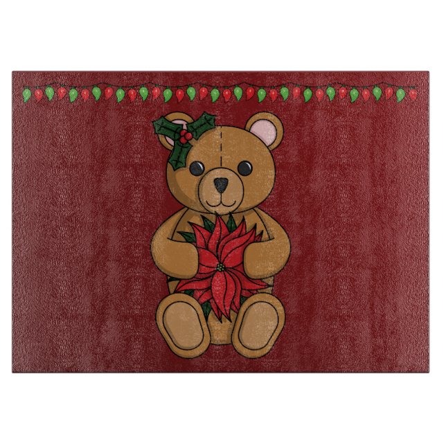 Tabla De Cortar Teddy's Gift Glass Cutting Board (Anverso)