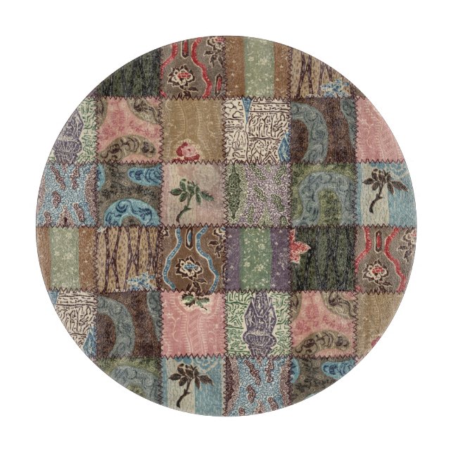 Tabla De Cortar Tejido de corte de campo, textura 3D. (Anverso)