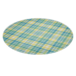 Tabla De Cortar Tela escocesa en colores pastel