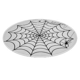Tabla De Cortar Telaraña de araña espeluznante Halloween