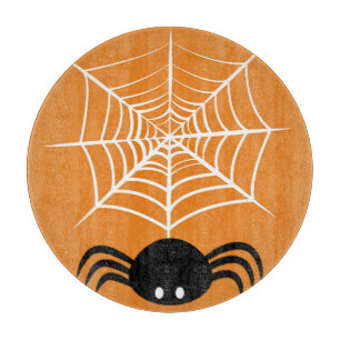 Tabla De Cortar Telaraña de Halloween 