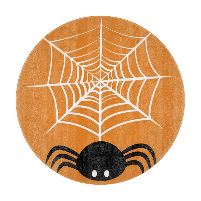 Tabla De Cortar Telaraña de Halloween  (Anverso)