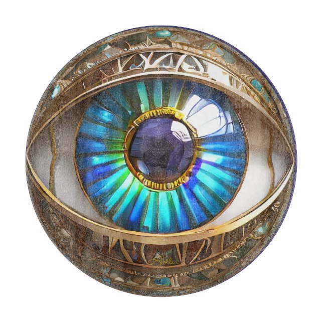 Tabla De Cortar Tengo el tercer ojo en ti (Anverso)