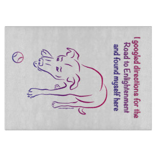 Tabla De Cortar Tennis Ball Dog Road - Tablero de corte de ilumina