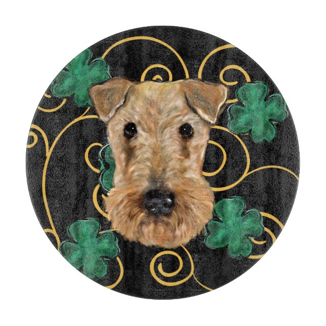 TABLA DE CORTAR TERRIER AIREDALE     (Anverso)