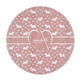 Tabla De Cortar Territorios escoceses blancos (perros escoceses) -