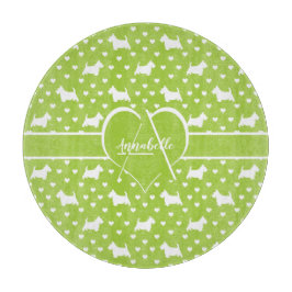 Tabla De Cortar Territorios escoceses blancos (perros escoceses) L