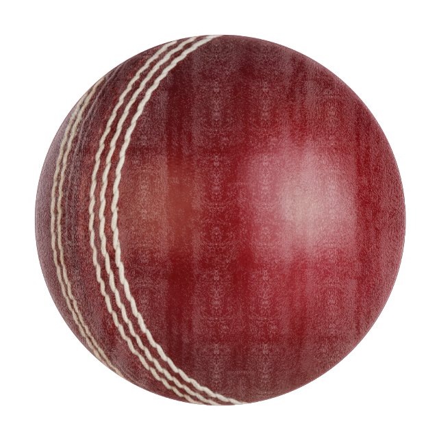 Tabla De Cortar Test Match Red Cricket Ball (Anverso)