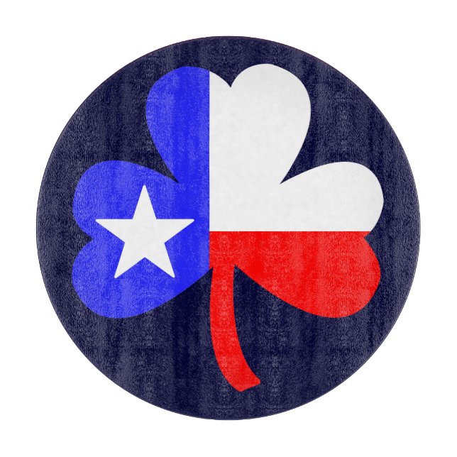 Tabla De Cortar Texas Shamrock (Anverso)