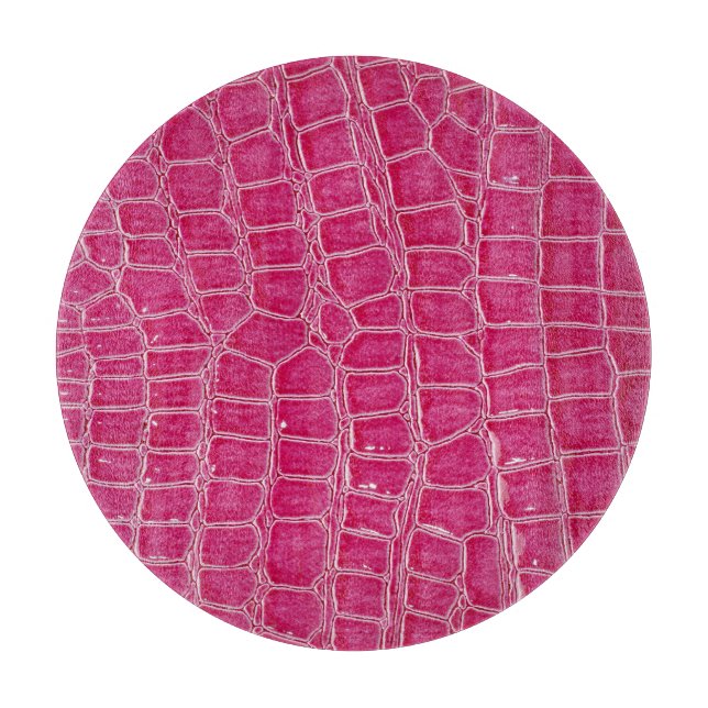 Tabla De Cortar Textura con patrones de ligador rosa (Anverso)