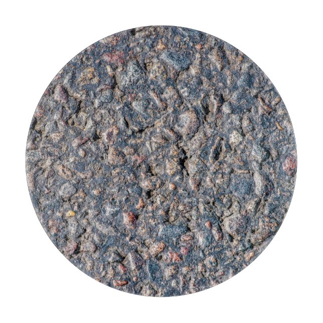 Tabla De Cortar Textura de asfalto y guijarros (Anverso)