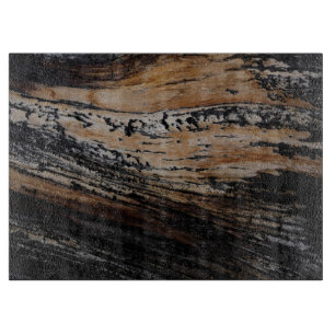 Tabla De Cortar Textura de corteza de árbol quemado