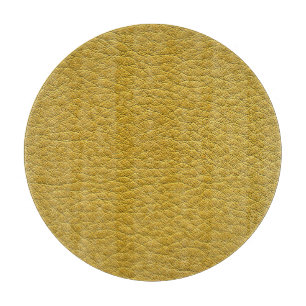Tabla De Cortar Textura de cuero amarillo Seamless Closeup
