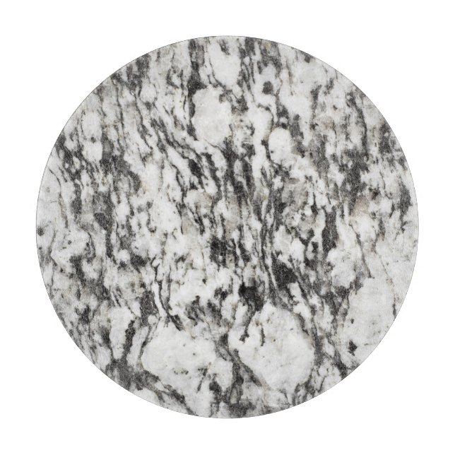 Tabla De Cortar Textura de granito| Fondo de mármol negro (Anverso)