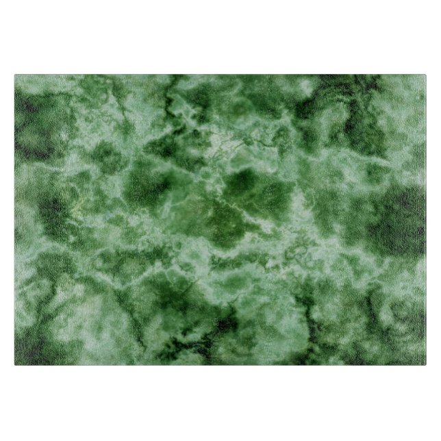 Tabla De Cortar Textura de mármol verde (Anverso)