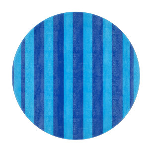 Tabla De Cortar textura de rayas azules