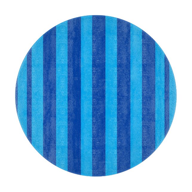 Tabla De Cortar textura de rayas azules (Anverso)