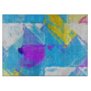 Tabla De Cortar Textura pintada